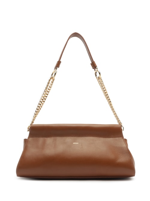 Bolsa Feminina Shoulder Couro Grande - Marrom