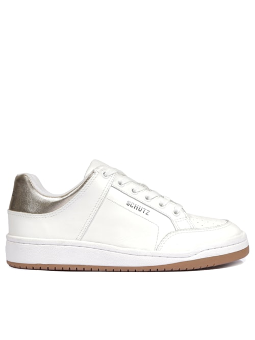 Tênis Feminino Casual Cloud Nappa/Metalic Napa - Branco Tênis Feminino Casual Cloud Nappa/Metalic Napa - Branco