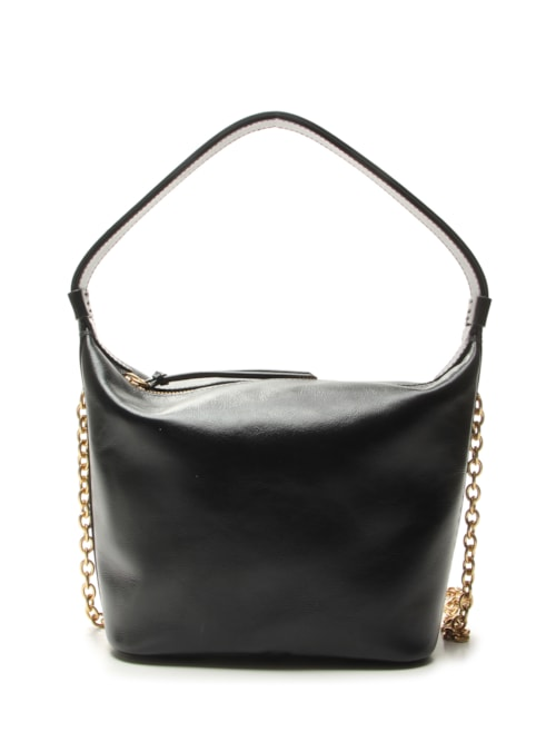 Bolsa Feminina Pequena Napa Oil - Preto