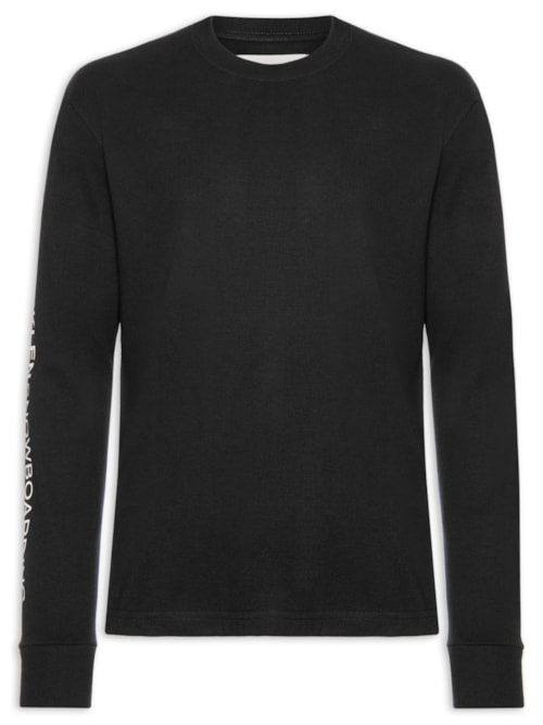 Camiseta Masculina Manga Longa Osk Snowboarding - Preto Camiseta Masculina Manga Longa Osk Snowboarding - Preto