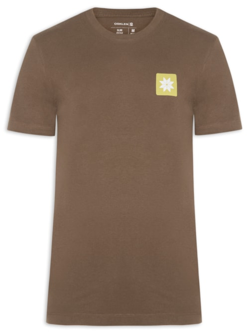 Camiseta Masculina Vintage Snow Icon - Marrom Camiseta Masculina Vintage Snow Icon - Marrom