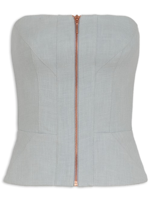 Top Bruna - Cinza