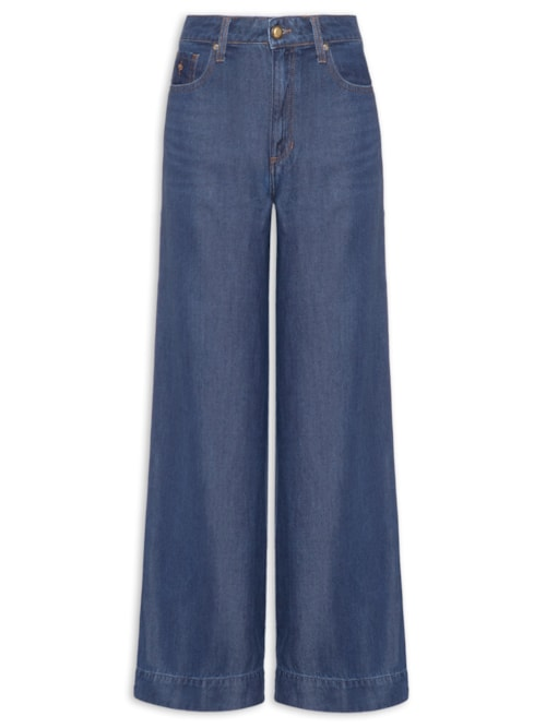 Calça Feminina Milan Fluity Denim - Azul