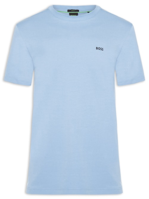 Camiseta Masculina Stretch Cotton Crew Neck Tee - Azul Camiseta Masculina Stretch Cotton Crew Neck Tee - Azul