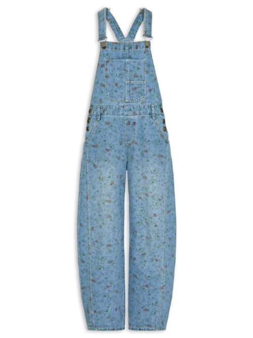 Macacão Jeans Feminino Morris I26 - Azul