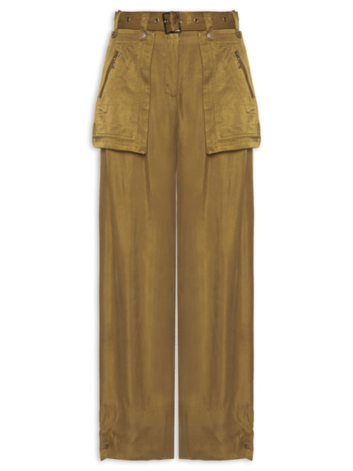 Calça Feminina Ilhós - Verde