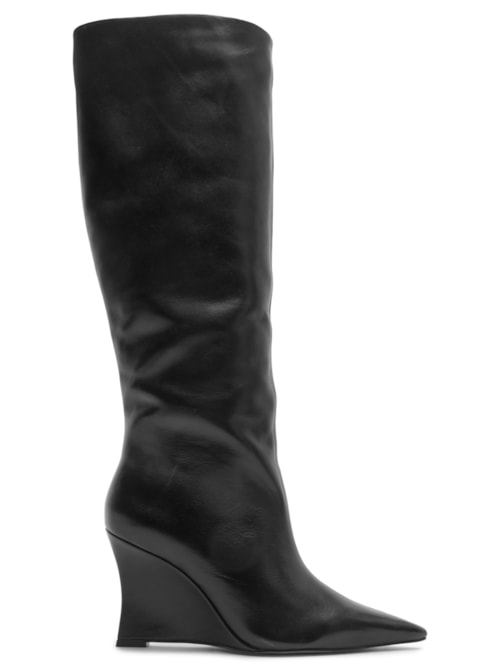 Bota Feminina Cano Alto Atanado Soft - Preto Bota Feminina Cano Alto Atanado Soft - Preto