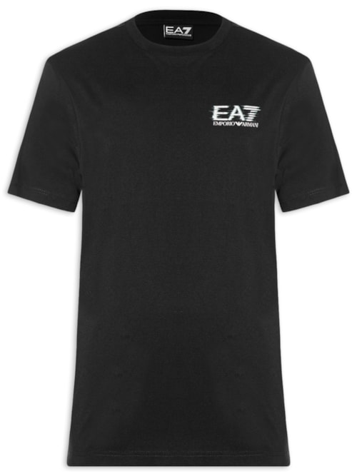 Camiseta Masculina Train Medium Logo - Preto