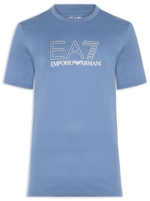 Camiseta Masculina Train Maxi Logo - Azul