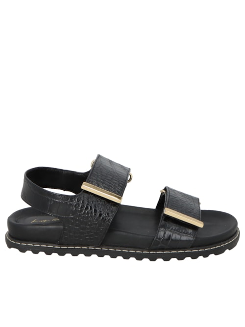 Sandália Feminina Croco Dacar - Preto Sandália Feminina Croco Dacar - Preto