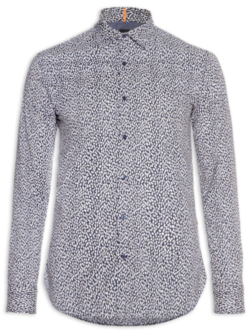 Camisa Masculina Manga Longa Magneton - Azul Camisa Masculina Manga Longa Magneton - Azul