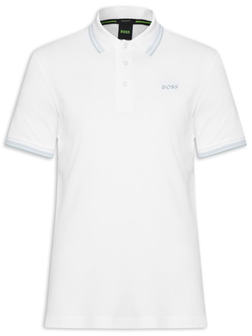 Polo Masculina Paddy Regular Fit - Branco