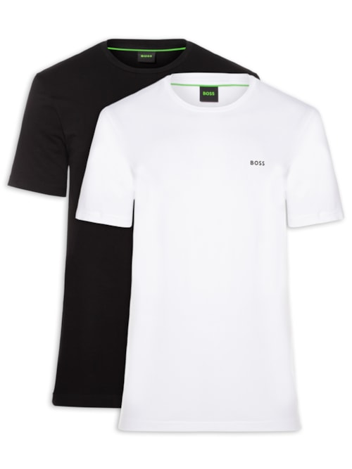 Kit Camiseta Masculina T-Shirt 2-Pack - Preto Kit Camiseta Masculina T-Shirt 2-Pack - Preto