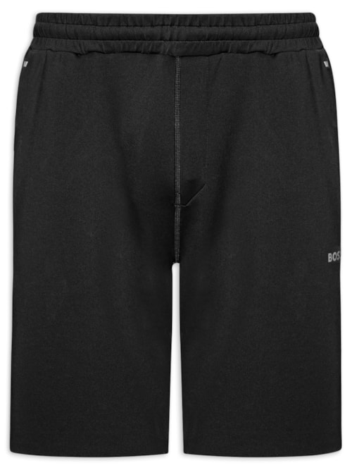 Bermuda Moletom Masculina Hecon Active - Preto