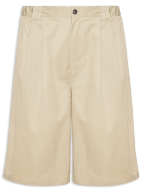 Bermuda Masculina Premium Essentials Largo - Bege