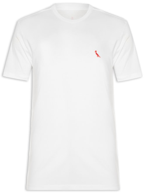 Camiseta Masculina Básica Manga Curta - Branco Camiseta Masculina Básica Manga Curta - Branco