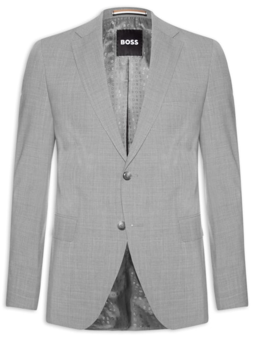 Blazer Masculino Slim Fit H-Hutson - Cinza Blazer Masculino Slim Fit H-Hutson - Cinza