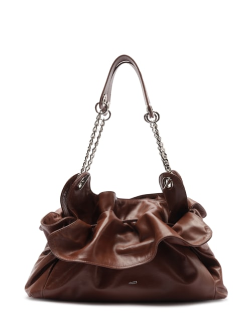 Bolsa Feminina Grande Easy Leather - Marrom Bolsa Feminina Grande Easy Leather - Marrom