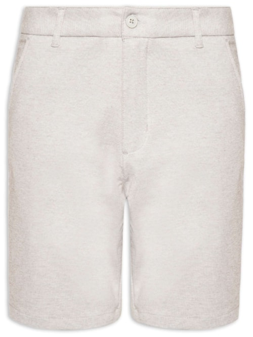 Short Masculino Comfy com Bolso - Bege