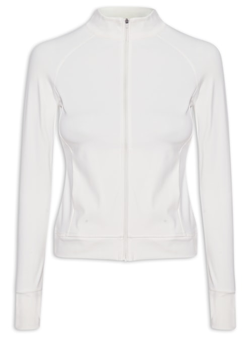 Jaqueta Feminina Manga Longa - Off White