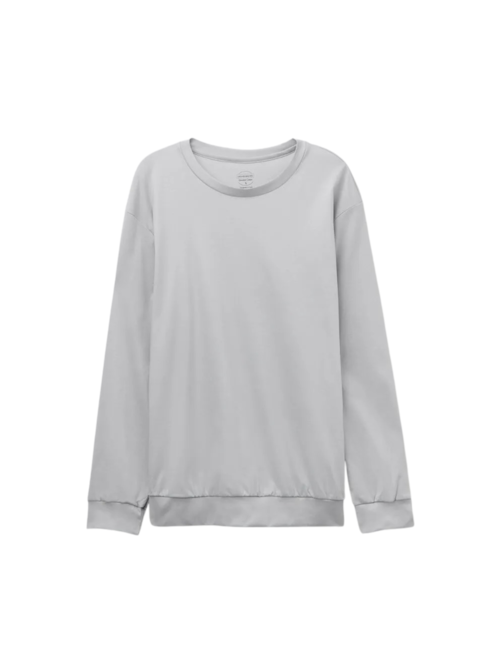 Blusa De Manga Comprida Em Algodão Elevated Cotton - Cinza Blusa De Manga Comprida Em Algodão Elevated Cotton - Cinza