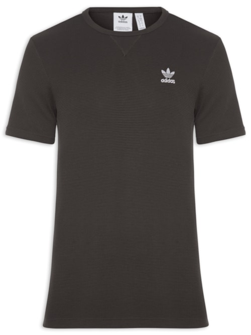 Camiseta Essentials Waffle - Marrom Camiseta Essentials Waffle - Marrom