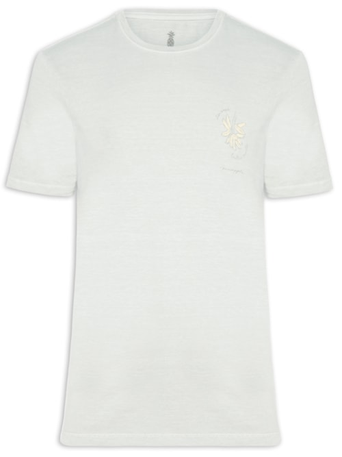 Camiseta Masculina Estampada Bananas - Cinza