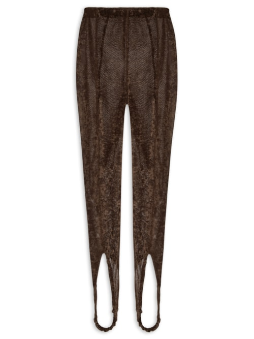 Legging Feminina Velour - Marrom