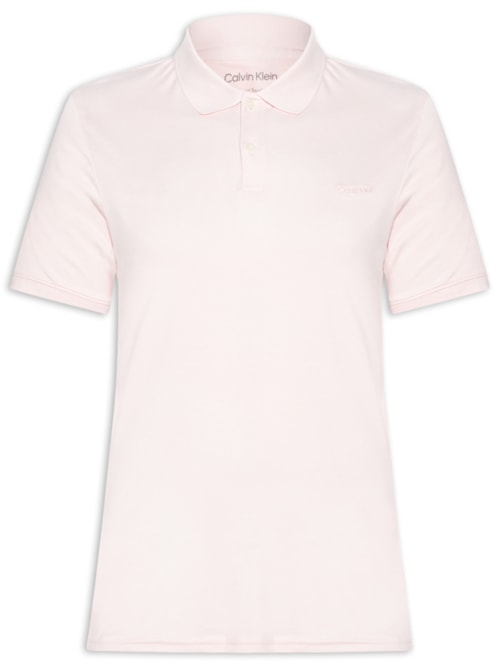 Polo Masculina Básica Interlock Liquid Touch - Rosa Polo Masculina Básica Interlock Liquid Touch - Rosa