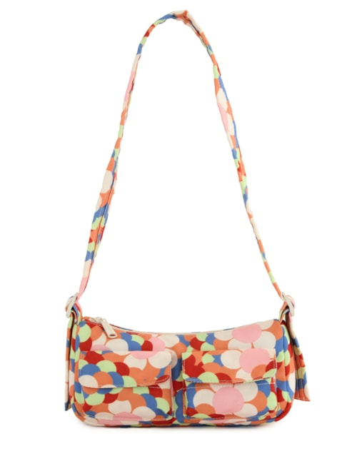 Bolsa Feminina Baguete Fábrica Pequena - Laranja