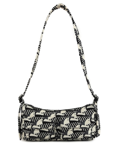 Bolsa Feminina Baguete Bico De Tucano - Preto