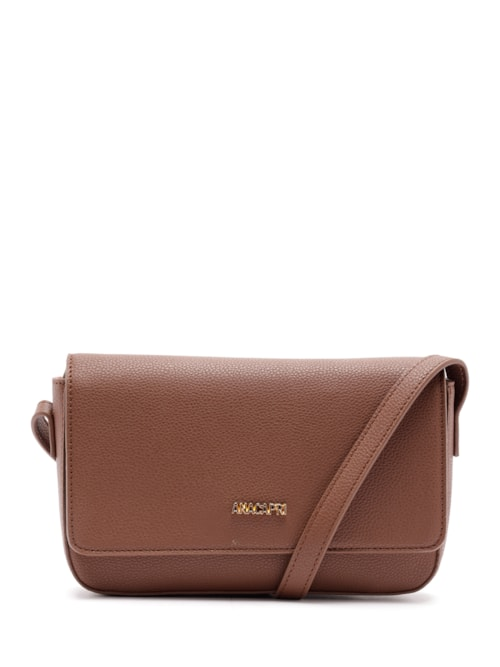 Bolsa Tiracolo Pequena Feminina - Marrom