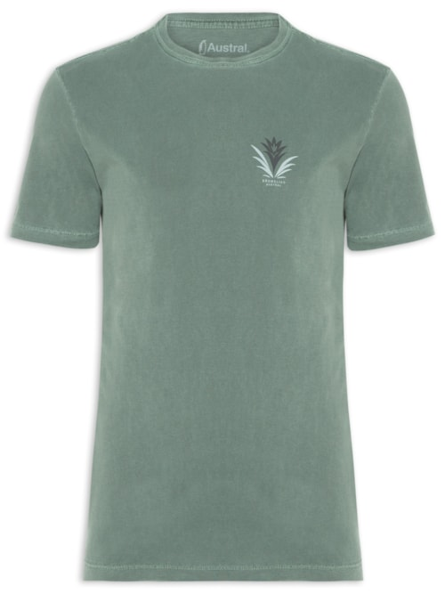 Camiseta Masculina Bromélia II - Verde Camiseta Masculina Bromélia II - Verde