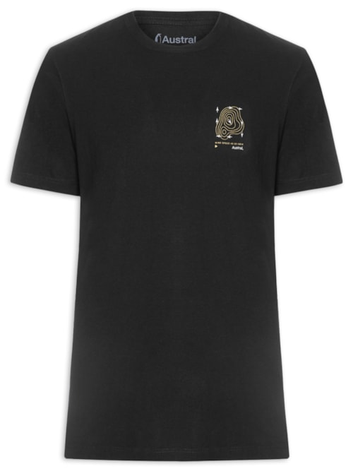 Camiseta Masculina Dander - Preto Camiseta Masculina Dander - Preto