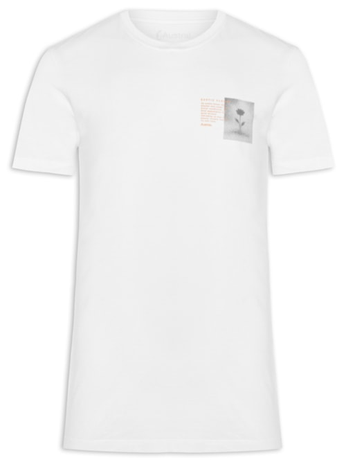 Camiseta Masculina Exotic - Branco Camiseta Masculina Exotic - Branco