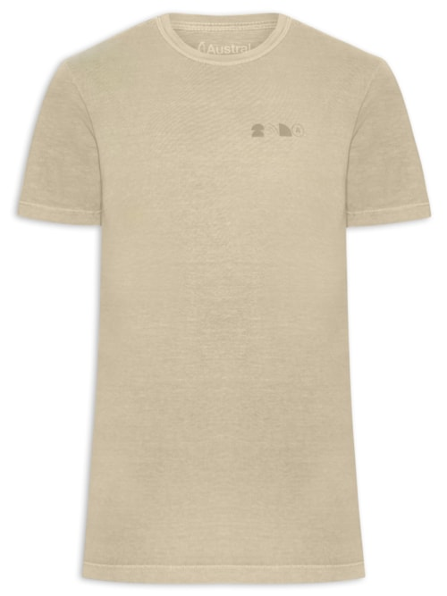 Camiseta Masculina Bugio - Bege Camiseta Masculina Bugio - Bege