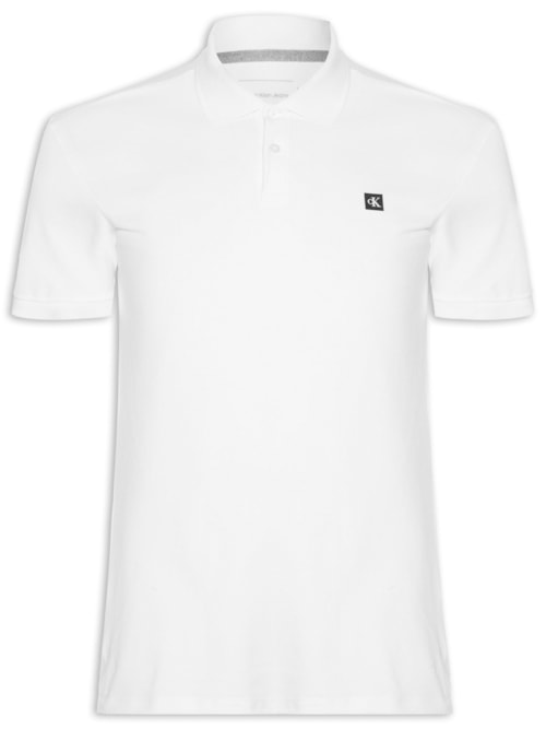 Polo Masculina Manga Curta Premium - Branco Polo Masculina Manga Curta Premium - Branco