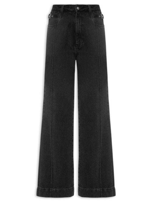 Calça Feminina Jeans Melia - Preto