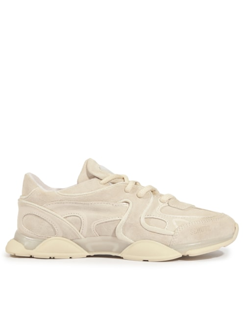 Tênis Feminino Heavy Suede/Lycra - Branco Tênis Feminino Heavy Suede/Lycra - Branco