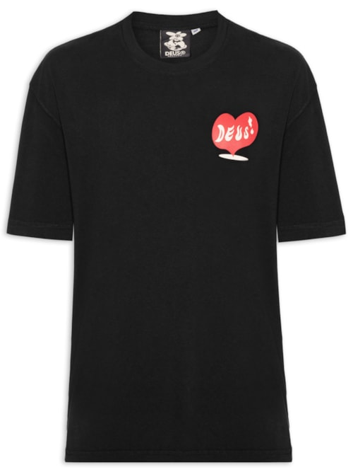 Camiseta Masculina Deep Cut - Preto Camiseta Masculina Deep Cut - Preto
