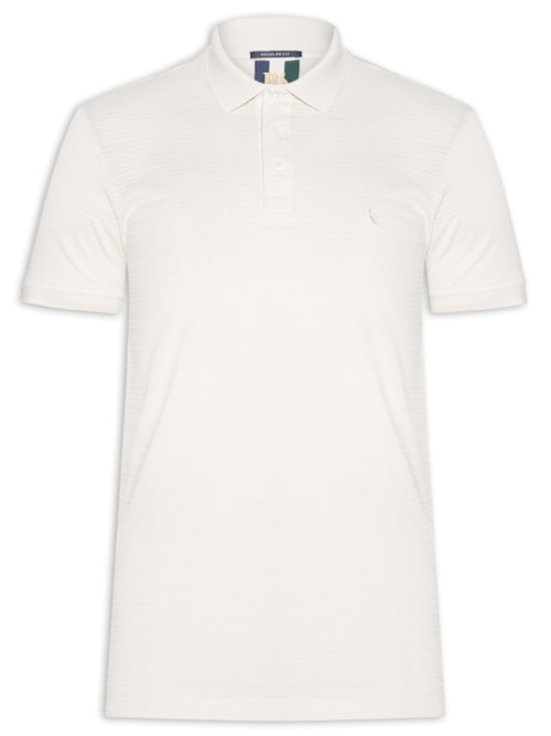 Polo Masculina Regular Bristol - Branco