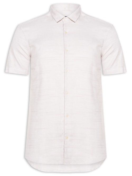 Camisa Masculina Mc Lagos - Bege Camisa Masculina Mc Lagos - Bege