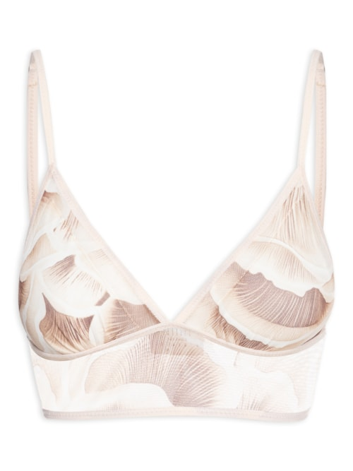 Top Tule Mesh - Bege Top Tule Mesh - Bege