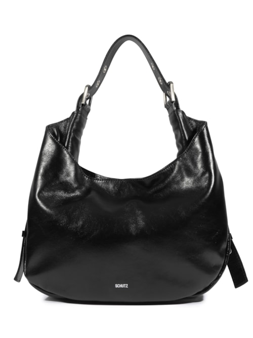 Bolsa Feminina Média Couro - Preto Bolsa Feminina Média Couro - Preto
