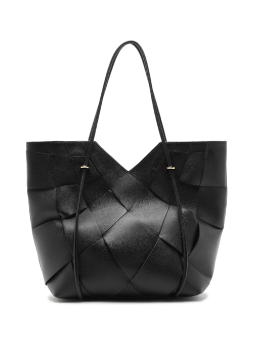 Bolsa Grande Feminina Shopping - Preto Bolsa Grande Feminina Shopping - Preto