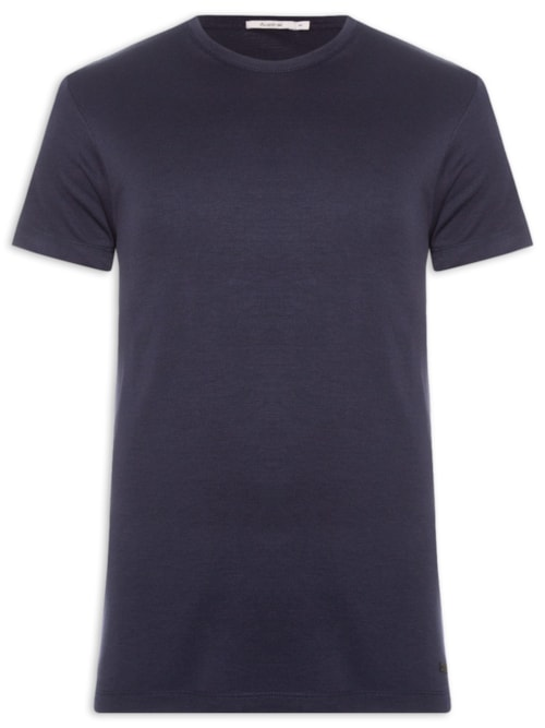 Camiseta Masculina Interloque Modal Soft - Azul Camiseta Masculina Interloque Modal Soft - Azul