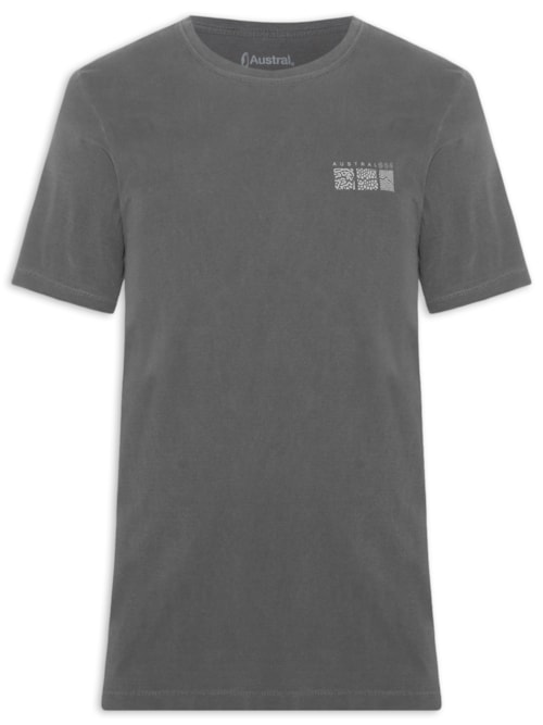 Camiseta Masculina Go - Cinza Camiseta Masculina Go - Cinza
