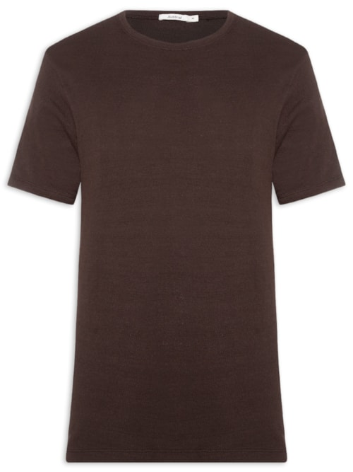 Camiseta Masculina Oversized Fuji - Marrom Camiseta Masculina Oversized Fuji - Marrom