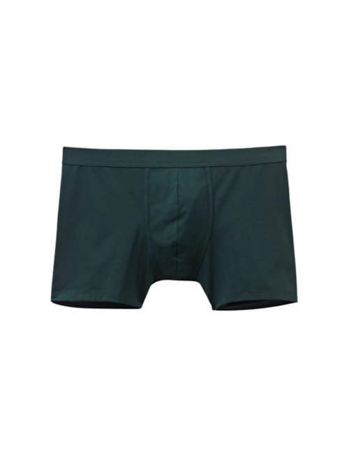 Cueca Boxer Em Algodão Premium - Verde Cueca Boxer Em Algodão Premium - Verde