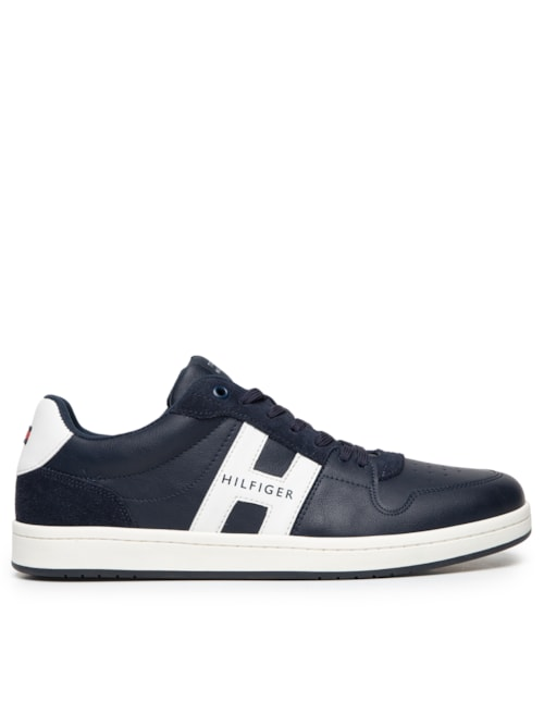 Tênis Masculino H Low Cut Lace-Up Sneaker - Azul Tênis Masculino H Low Cut Lace-Up Sneaker - Azul